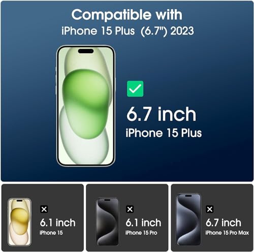 Image of DPJ Privacy Tempered Glass Screen Protector Compatible for iPhone 15 Plus /iPhone 16 Plus (6.7 Inches) with Edge to Edge Coverage [Privacy] [Pack of 1]