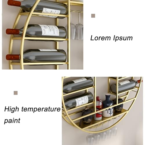 Étagères de bar modernes fixées au mur pour salon convivial - 4