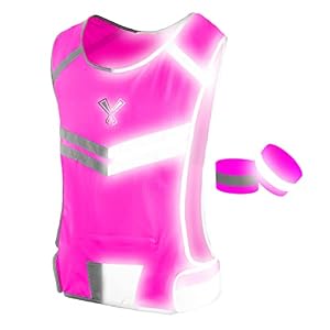247 Viz Reflective Running Vest – Reflective Vest Running at Night for Walkers, Women & Men. High Visibility Reflective…