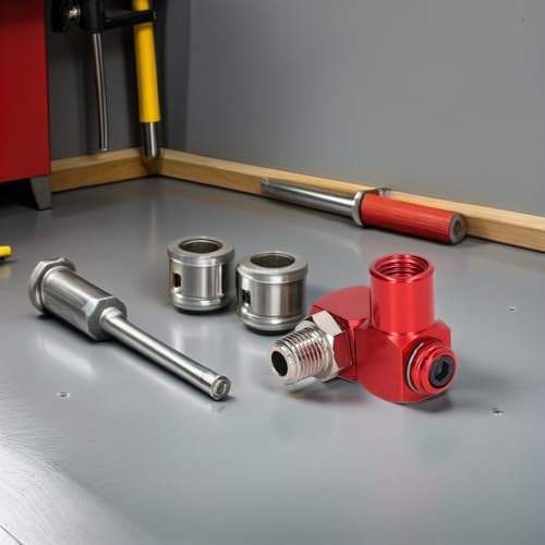 Junta neumática rotativa NPT y adaptador giratorio de aluminio 4