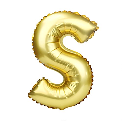 JUSTFOX - Ballon gonflable en forme de lettres 40 cm