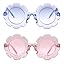 2 Pack : Clear Blue & Pink