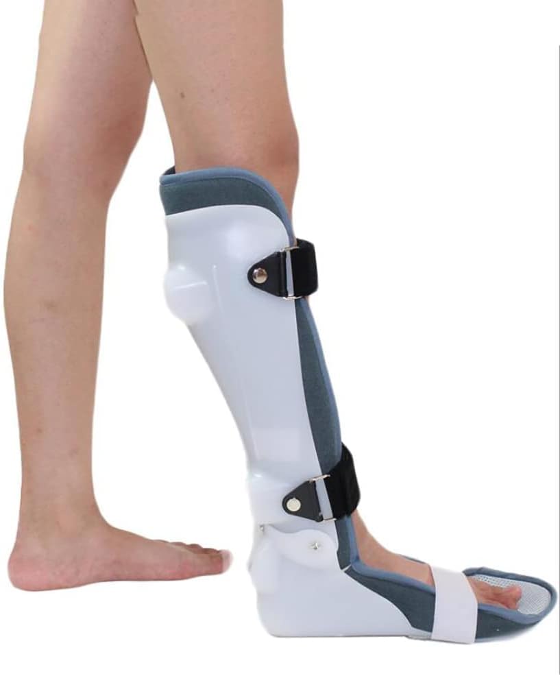 Genérico Férula ortopédica para pie caído, inmovilizador ortopédico para pie caído, Soporte Nocturno para Fascitis Plantar, Bota elástica para Tobillo para Alivio del Dolor (A)