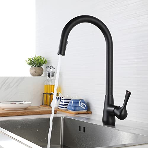 Robinet de cuisine en laiton HJMMHX mitigeur évier durable - 3