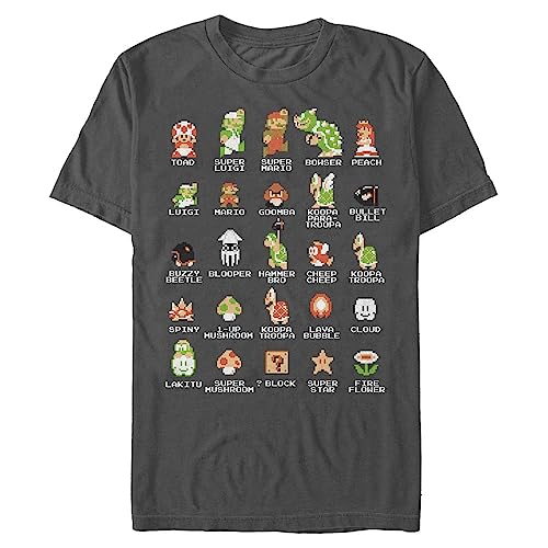 T-shirt Nintendo homme gris : un vêtement casual pour passionnés de gaming