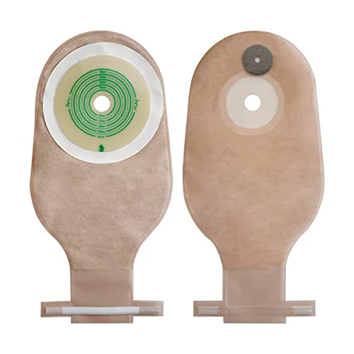 10 Pcs Colostomy Bag, Ostomy Supplies, One-Piece Ostomy Bags With Aluminium Strip Closure For Ileostomy Stoma Care, Cut-To-Fit #TOP5
