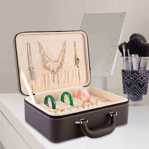 Boîte de rangement portable pour colliers bagues boucles - 5