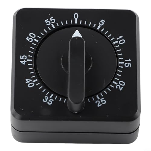 Temporizador mecánico de cocina de 60 minutos con marcas claras y alarma fuerte para necesidades de cuenta regresiva de cocina y hogar