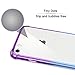 Salawat for iPhone SE 2020 Case, iPhone 7 Case, Clear iPhone 8 Case Cute Anti Scratch Slim Phone Case Cover TPU Bumper Hard PC Back Shockproof Protective Case for iPhone SE/8/7 4.7 Inch (Blue Purple)
