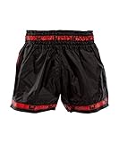 Venum Unisex Parachute Muay Thai Thaibox-Shorts, schwarz/red, Small