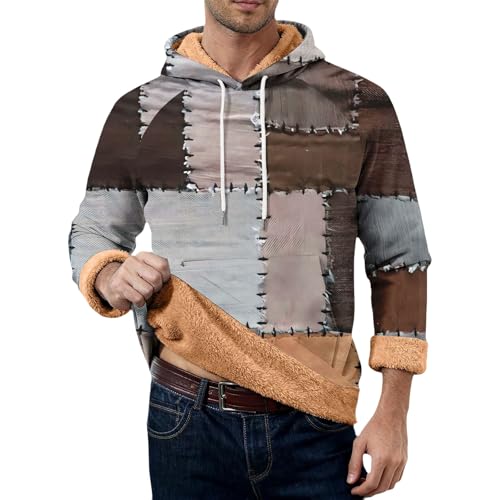 Sudaderas hombres con capucha estilo informal y ropa gimnasio para invierno