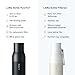 LARQ Bottle PureVis 25 oz - Self-Cleaning and Insulated Stainless Steel Water Bottle with UV Water Purifier and Award-winning Design | Reusable & Travel Friendly, Obsidian Black