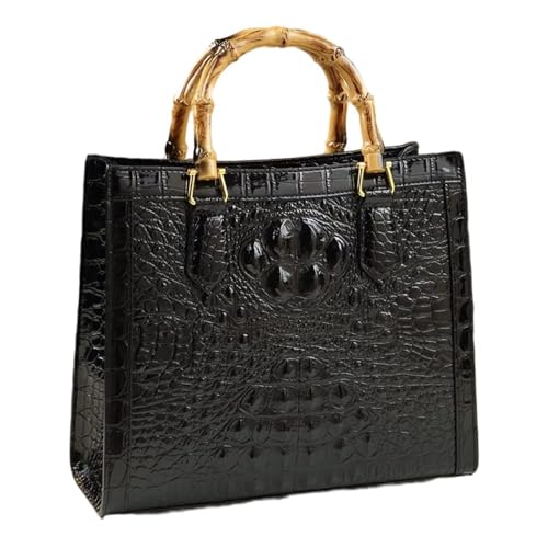 Nucucina Crocodile Pattern Leather Bag