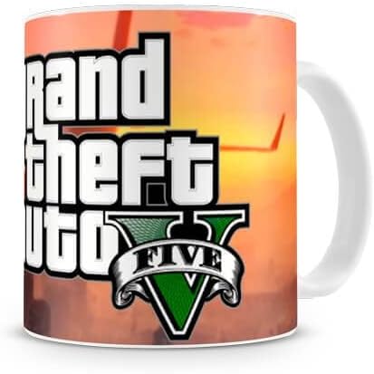 Caneca GTA V Logo 330 ml