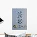 Wallmonkeys Elevator Buttons Wall Decal Peel and Stick Graphic WM33915 (18 in H x 13 in W)