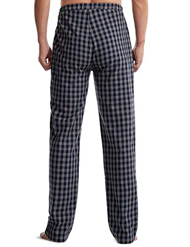 Locachy Men's Soft Knit Sleep Pants Pajama Pant with Pockets Lightweight Lounge PJ Bottoms(1 & 2 Packs)3
