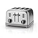 Tostapane 4 fette Cuisinart CPT180E , Acciaio inox, Funzione Bagel, Funzione Scongelamento, Funzione Riscaldamento, 6 Livelli di tostatura