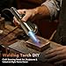 CoYLBod Butane Torch,Professional Metal Micro Torch, Waterproof and Windproof Blow Torch, Refillable & Adjustable Torch Lighter for Baking, Cooking, Welding (Butane Gas not Included)