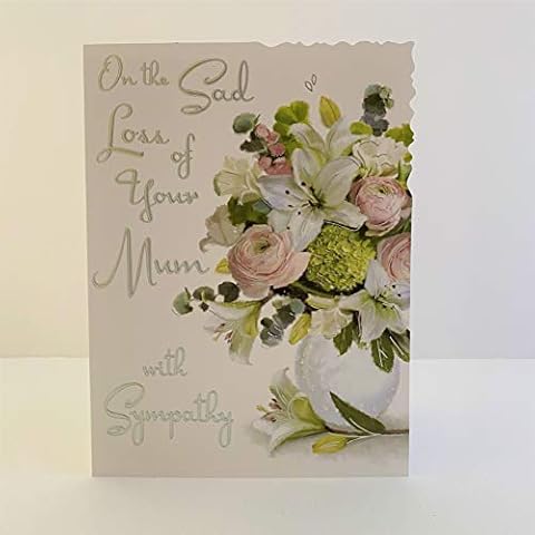 Sympathy Card for Mum with Flowers Cover