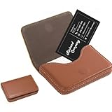 Un cadeau exceptionnel : ce porte-cartes au design soigné impressionnera à coup sûr vos partenaires commerciaux. Ce porte-cartes en cuir luxueux, raffiné et durable est un excellent cadeau pour vos collègues, vos amis, vos proches ou vos clients. Faites une première impression parfaite lors de vos rendez-vous professionnels.