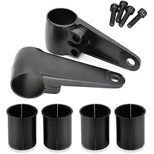 Billet Aluminum Headlight Fork Mounting Brackets Compatible with 35mm 39mm 41mm,Black Universal Motorcycle Headlight Fork Mounting Brackets.
