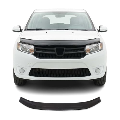 Déflecteur de capot pour Dacia Sandero Stepway 2012-2020 en acrylique noir