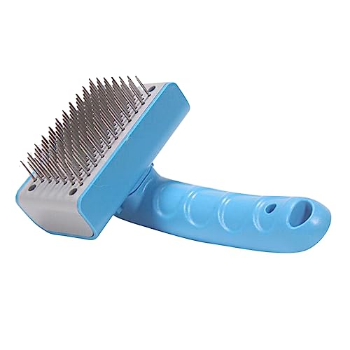 VILLFUL Hundebürste Mit Stachelzähnen Zum Entfilzen Und Entfernen Von Unterwolle Pflegendes Hundegrooming-Tool Mit Rutschfestem Griff Komfortable Pflege Für Hunde Und Welpen