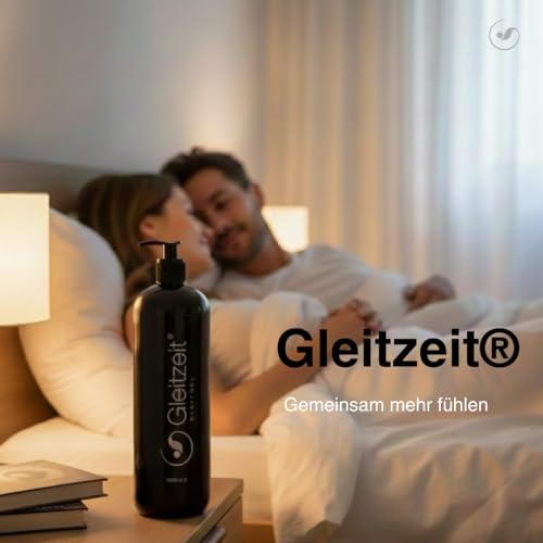 Gleitzeit® Gleitgel Wasserbasis PREMIUM 1 Liter XXL Gleitmittel sensitiv
