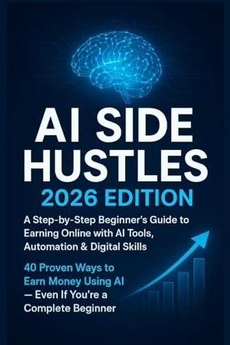 AI Side Hustles: 2026 Edition: A Step-by-Step Beginner’s Guide to Earning Online with AI Tools, Automation & Digital Skills