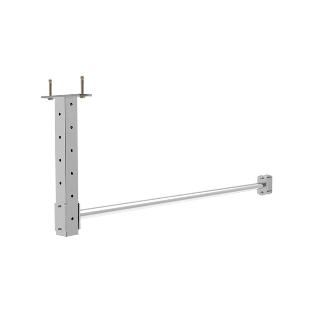 QUSYZD Pull-Up Bars Wall-Mounted Horizontal Bar, Corridor Exercise Bar, Men Women Game Fitness Exercise Stick, Load 250Kg, 2 Colors, 2 Models,Blackstyle 2,Silver-Style 2