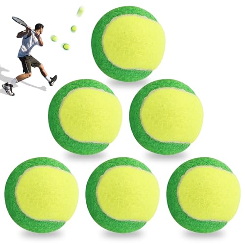 HIULLEN 6 Stück Tennisbälle,Tennisball Anfänger,Freizeit Tennisbälle für Tennis Unterricht Schulen Anfänger und Hundespaziergänge Training und Wettkampf Sand Hartplatz und Rasen geeignet (Grün) HIULLEN 6 Stück Tennisbälle,Tennisball Anfänger,Freizeit Tennisbälle für Tennis Unterricht Schulen Anfänger und Hundespaziergänge Training und Wettkampf Sand Hartplatz und Rasen geeignet (Grün)