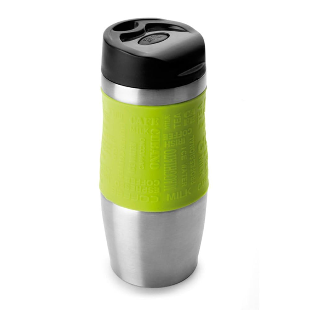 IBILI Thermos Flask, 400 ml, Stainless Steel, Double Wall, Reusable, Coffee Cup