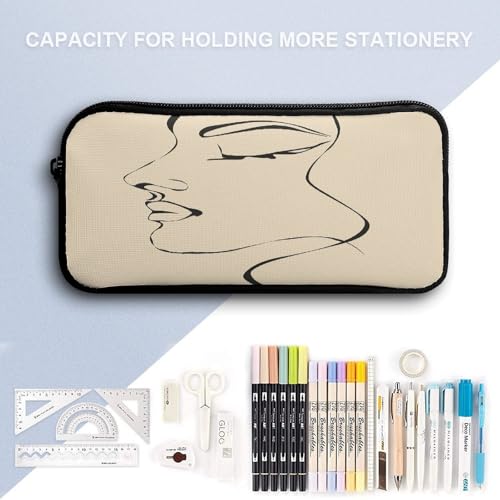 17-inch Backpack,Crossbody Lunch Bag,and Cosmetic Bags Suitable for Travel,business,casual,universal Female Facial Lines Print Travel Backpacks for Men And Women4