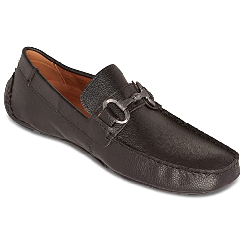 Kenneth Cole REACTION Men's Dawson Bit Driver Driving Style Loafer, Black, 82