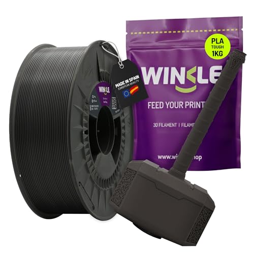 Winkle Tough Iron Grey PLA Filament | PLA 2.85 mm | Printing Filament | 3D Printer | 3D Filament | Iron Grey Colour | 10