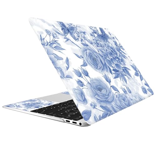 CREATCABIN Autocollant pour Netbook Motif Floral Protection Universelle Réutilisable Imperméable pour Ordinateur Portable Tablette PC 38x27cm