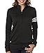 adidas A191 Ladies ClimaLite 3-Stripes Full Zip Pullover Jacket - Black & White, Large