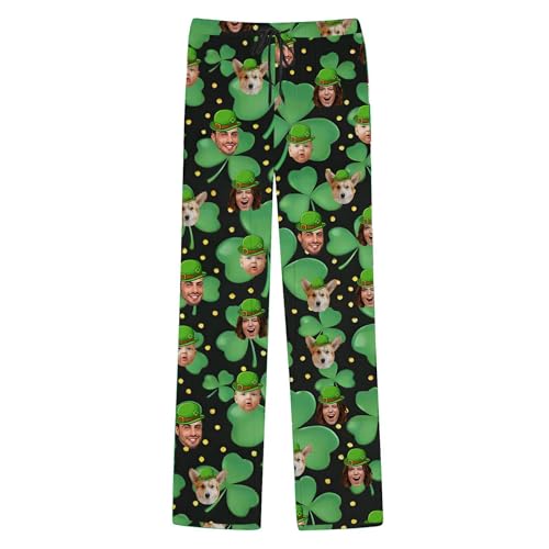 Custom Pajamas Pants Personalized Funny PJ Pant Design with Face Pajamas for Men Women Dog Pet3