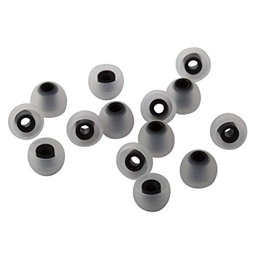 Xcessor 7 works (14 Pieces) of Silicone Replacement In Ear Earphone Earbuds. Replacement Ear Tips for Popular In-Ear Headphones. (L
