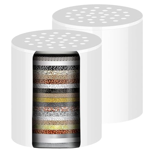 RUVVDR Cartouche De Filtre Universelle à 34 Niveaux Cartouche De Filtre De Douche De Remplacement Pour Eau Dure - RéDuit Le Chlore Et Les MéTaux Lourds