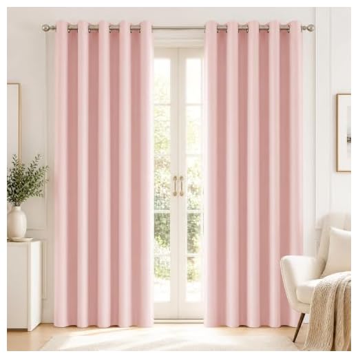 Deconovo 100% Blackout Curtains for Bedroom