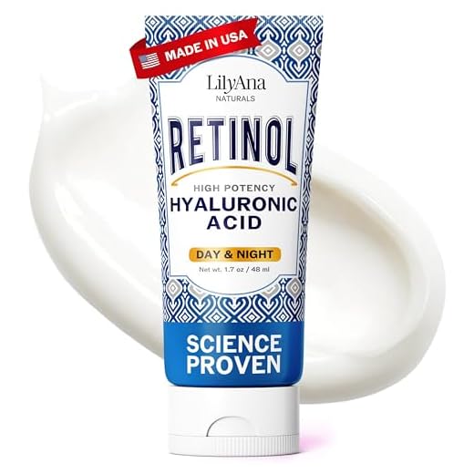 LilyAna Naturals Retinol Cream for Face - Made in USA, Retinol Cream, Anti Aging Cream, Retinol Moisturizer for Face and Neck, Wrinkle Cream for Face, Retinol Complex - 1.7oz