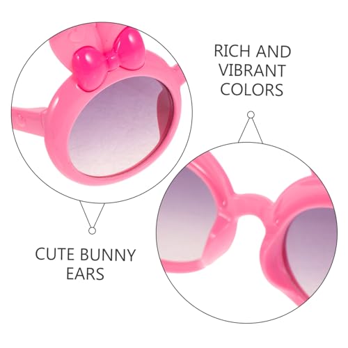 Boy Girl Party Sunglasses Cute Bunny Ears Adorable Boy Girl Eyewear for Beach Parties for Birthdays and Special Occasions Stylish and Fun Accessory for Girls3