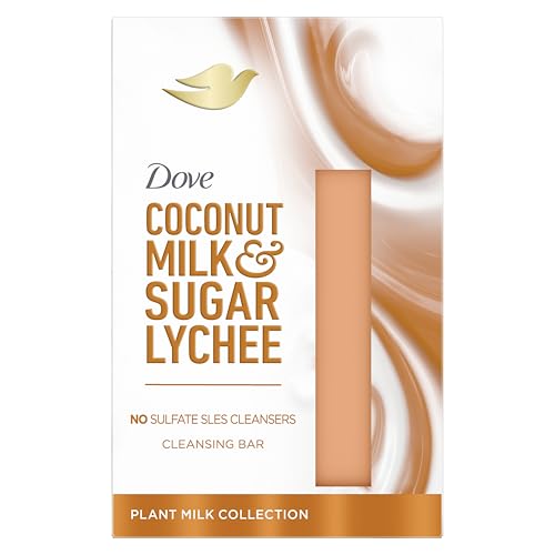 Dove Coconut Milk & Sugar Lychee whole body bar enriched with plant milk Beauty Bar Bar Soap for soft and smooth skin 141 g