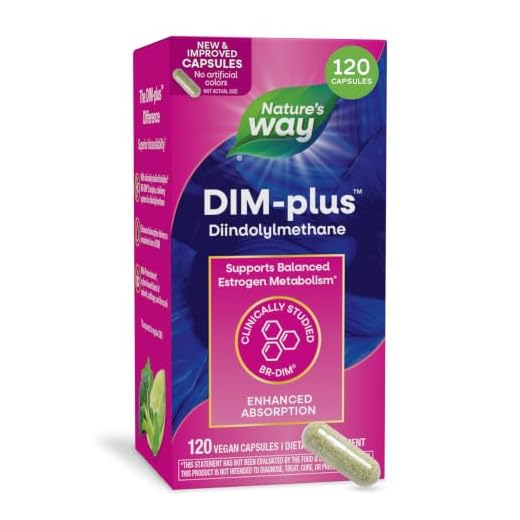 Nature's Way DIM-Plus Supplement, Diindolylmethane, 120 Capsules
