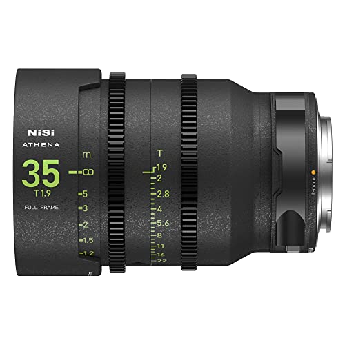 Image of NiSi Athena Prime T2.4 /1.9 Full-Frame 5-Lens Kit 14mm T2.4, 25mm T1.9, 35mm T1.9, 50mm T1.9, 85mm T1.9 (E Mount), Black