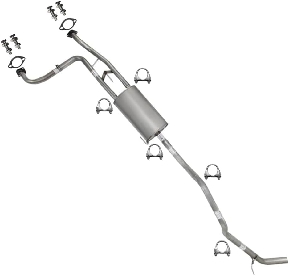 Exhaust Front Pipe Muffler Tail Pipe Kit Compatible for 2012-2017 Nissan NV1500 & NV2500 4.0L | Northeastern Exhaust | Includes Gaskets, Clamps and Bolt Kit | Direct-Fit Replacement