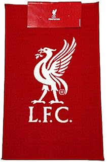 Liverpool FC Official Football Crest Rug (One Size) (Red/White)
