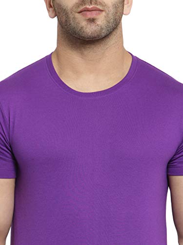Image of Scott International Biowash T-Shirts for Men's & Boys- Round Neck, Half Sleeves, Cotton, Regular Fit, Stylish, Branded Solid Plain Tshirt for Men- Ultra Soft, Comfortable, Lightweight T-Shirt