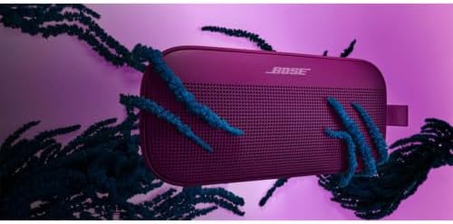 Bose SoundLink Flex Bluetooth Speaker (2nd Gen) - Portable Outdoor Speaker with Hi-Fi Audio, Waterproof and Dustproof, USB-C, Up to 12 Hours Battery Life, Rosewood Mauve - Limited Edition Color